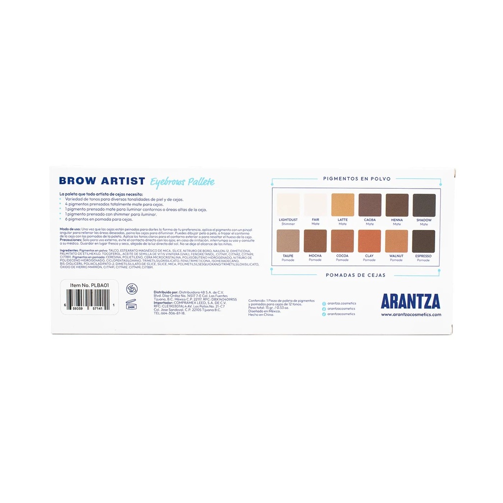 [PLBA01] Paleta Para Cejas