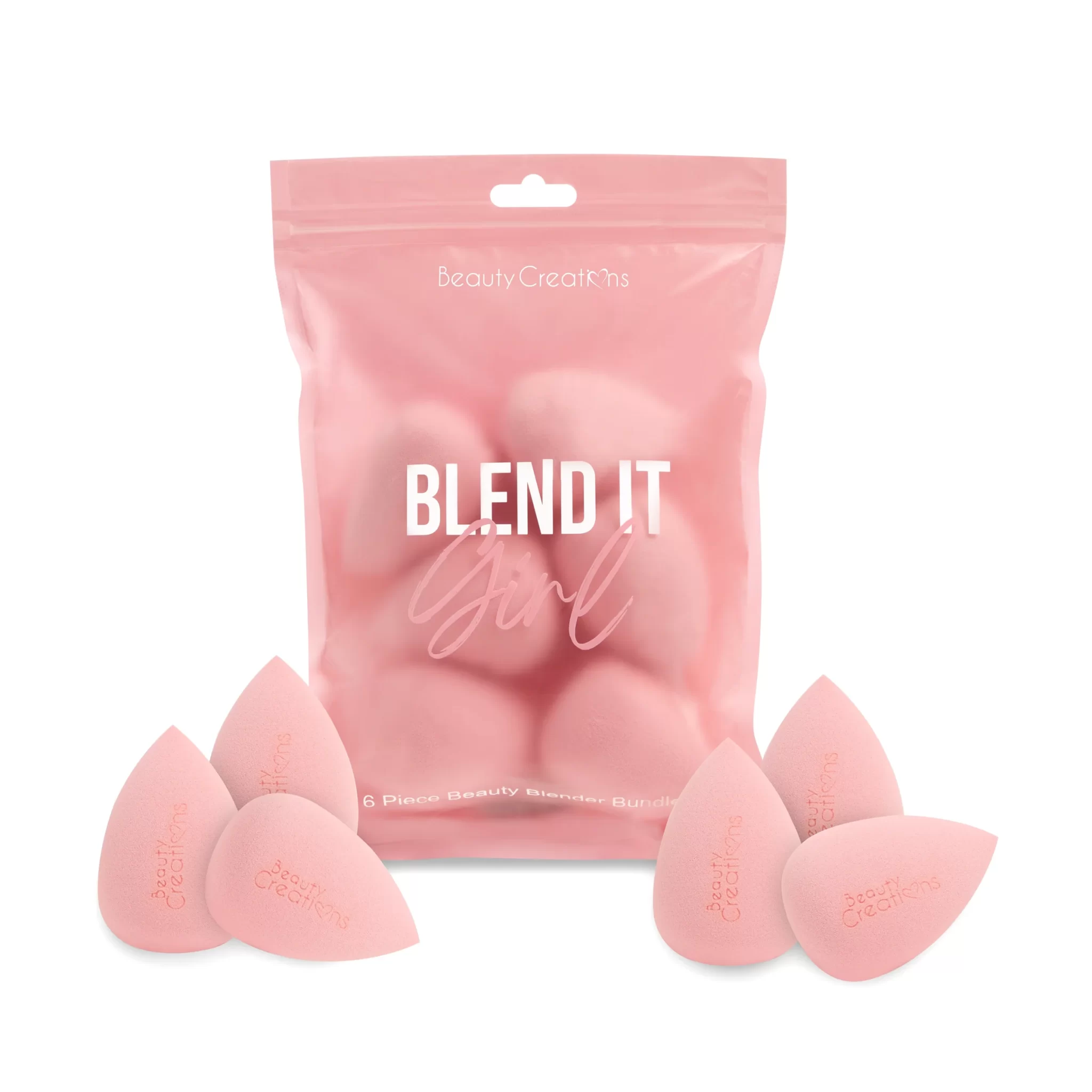[BGBP] Set De 6 Esponjas De Maquillaje Blend It (ROSAS)