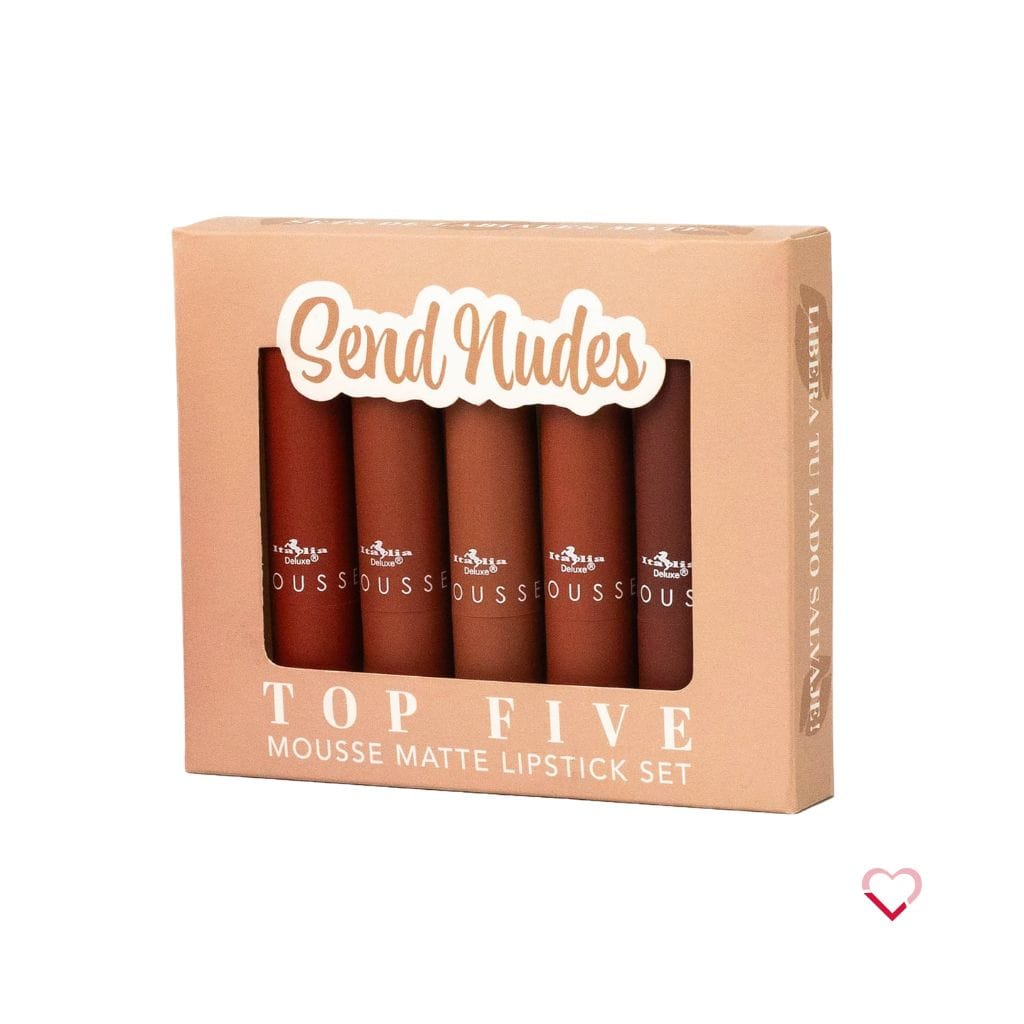 Set De 5 Labiales En Barra En Mousse