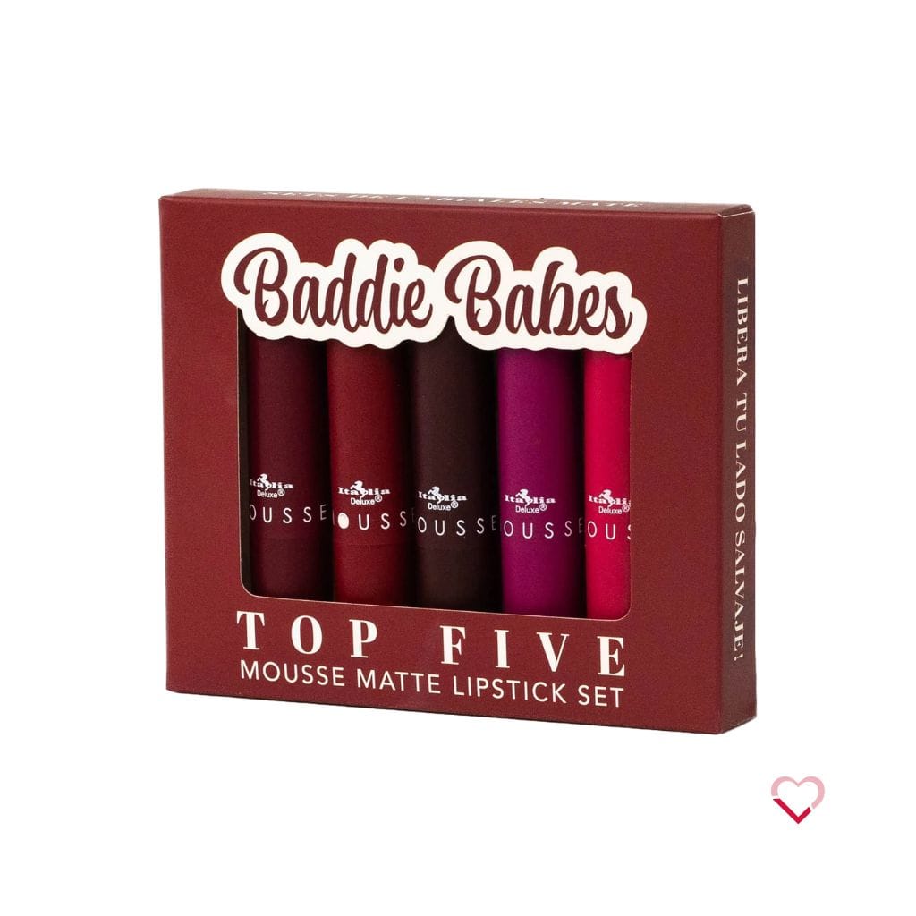 Set De 5 Labiales En Barra En Mousse